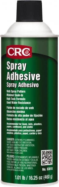 CRC - 24 oz Aerosol White Spray Adhesive - Exact Tooling