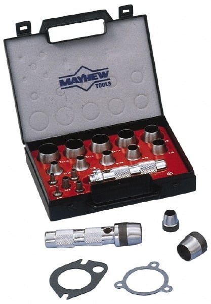 Mayhew - Punch Holder - For Use with 27 Pc. Set, Sizes 1-1/4 to 2 - Exact Tooling