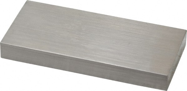 Mitutoyo - 3" Rectangular Steel Gage Block - Accuracy Grade AS-1, Includes Certificate of Inspection - Exact Tooling