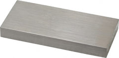 Mitutoyo - 3" Rectangular Steel Gage Block - Accuracy Grade AS-1, Includes Certificate of Inspection - Exact Tooling