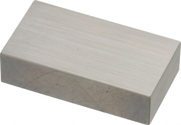 Mitutoyo - 0.75" Rectangular Steel Gage Block - Accuracy Grade AS-1, Includes Certificate of Inspection - Exact Tooling
