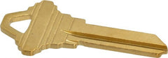 Made in USA - Schlage Brass Key Blank - Exact Tooling