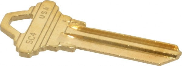 Made in USA - Schlage Brass Key Blank - Exact Tooling