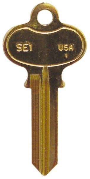 Made in USA - Key Blanks Type: Segal Material: Brass - Exact Tooling