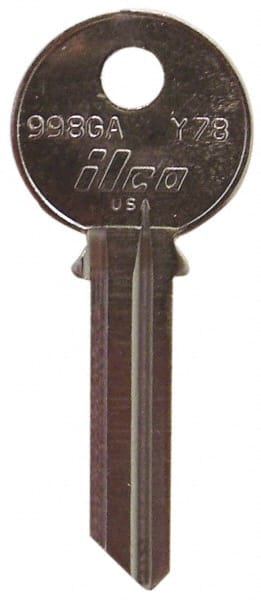Made in USA - Yale Key Blank - Nickel - Exact Tooling