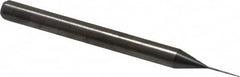 Hertel - 0.23mm, 130° Drill Point, 1/8" Shank Diam, Regular Spiral Circuit Board Drill Bit - Exact Tooling