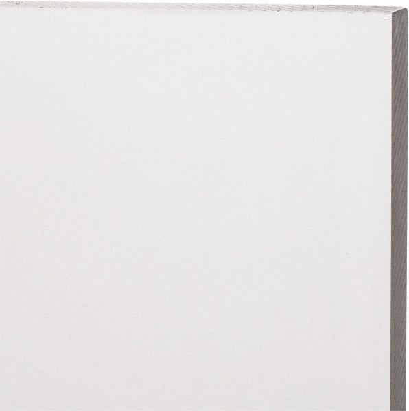Made in USA - 12mm Thick x 12" Wide x 1' Long, Acrylic Sheet - Clear, Static Dissipative Grade - Exact Tooling