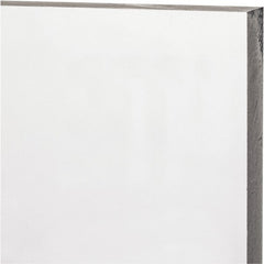 Made in USA - 1/2" Thick x 12" Wide x 1' Long, Polycarbonate Sheet - Clear, Static Dissipative Grade - Exact Tooling