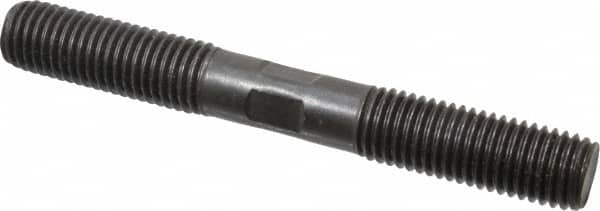 Gibraltar - 3/4-10 6" OAL Equal Double Threaded Stud - Alloy Steel, Black Oxide Finish, 2" Equal Thread Length - Exact Tooling