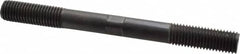 Gibraltar - 3/4-10 8" OAL Equal Double Threaded Stud - Alloy Steel, Black Oxide Finish, 2" Equal Thread Length - Exact Tooling