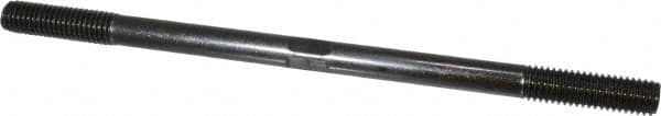 Gibraltar - 1/2-13 9" OAL Equal Double Threaded Stud - Alloy Steel, Black Oxide Finish, 1-1/2" Equal Thread Length - Exact Tooling