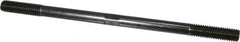 Gibraltar - 1/2-13 9" OAL Equal Double Threaded Stud - Alloy Steel, Black Oxide Finish, 1-1/2" Equal Thread Length - Exact Tooling