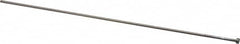 Gibraltar - 1/8" Pin Diam, 1/4" Head Diam x 1/8" Head Height, 12" OAL, Straight Ejector Pin - Steel, 11-7/8" Pin Length - Exact Tooling