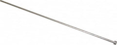 Gibraltar - 11/64" Pin Diam, 11/32" Head Diam x 3/16" Head Height, 14" OAL, Straight Ejector Pin - Steel, 13-13/16" Pin Length - Exact Tooling