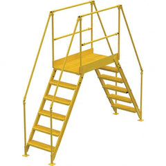 Vestil - 102-7/8" High 500 Lb Capacity 6 Step Crossover Bridge - Exact Tooling
