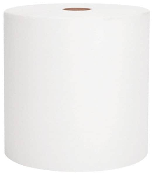 Scott - Hard Roll of 1 Ply White Paper Towels - 8" Wide, 800' Roll Length - Exact Tooling