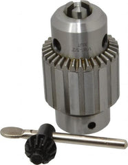 Accupro - JT33, 1/32 to 1/2" Capacity, Tapered Mount Drill Chuck - Keyed, 2.087" Sleeve Diam, 3.386" Open Length - Exact Tooling