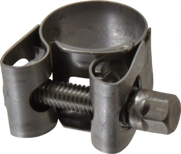 Mikalor - 13/16" Hose, 0.71" Wide x 0.04" Thick, T-Bolt Hose Clamp - Exact Tooling
