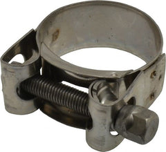 Mikalor - 1-13/32" Hose, 0.78" Wide x 0.04" Thick, T-Bolt Hose Clamp - 1.34 to 1.46" Diam, Stainless Steel - Exact Tooling