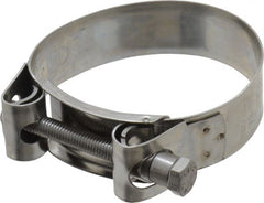 Mikalor - 3" Hose, 0.98" Wide x 0.04" Thick, T-Bolt Hose Clamp - 2.87 to 3.11" Diam, Stainless Steel - Exact Tooling