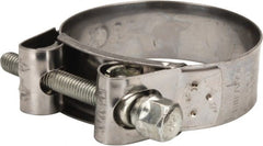 Mikalor - 2-3/4" Hose, 0.98" Wide x 0.04" Thick, T-Bolt Hose Clamp - 2.68 to 2.87" Diam, Stainless Steel Band, Housing & Zinc Plated Screw - Exact Tooling