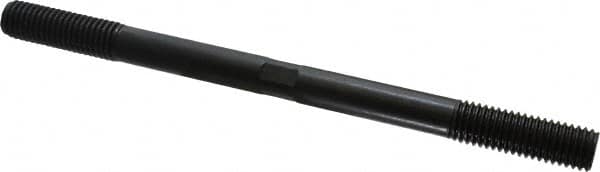 Gibraltar - 5/8-11 9" OAL Equal Double Threaded Stud - Alloy Steel, Black Oxide Finish, 1-3/4" Equal Thread Length - Exact Tooling