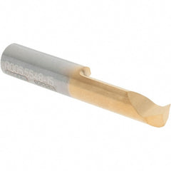 Iscar - 15mm Cutting Depth, 24 to 48 TPI, 5mm Diam, Internal Thread, Solid Carbide, Single Point Threading Tool - TiCN/TiN Finish, 30mm OAL, 5mm Shank Diam, 1.9mm Projection from Center, 55° Profile Angle - Exact Tooling