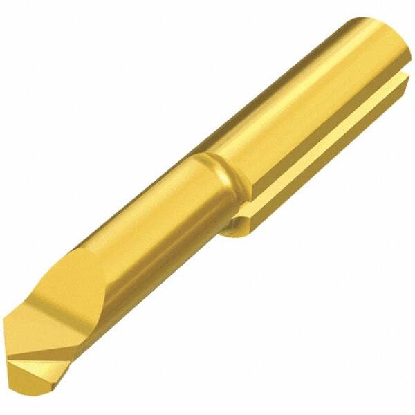 Iscar - 2.8mm Min Bore Diam, 9mm Max Bore Depth, 4mm Shank Diam, Profile Boring Bar - 0.0039" Corner Radius, Left Hand Cut, Solid Carbide, TiCN/TiN Finish - Exact Tooling
