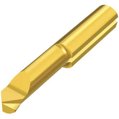 Iscar - 5mm Min Bore Diam, 19mm Max Bore Depth, 5mm Shank Diam, Profile Boring Bar - 0.0059" Corner Radius, Left Hand Cut, Solid Carbide, TiCN/TiN Finish - Exact Tooling