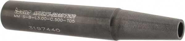 Iscar - Multimaster 1/2" 85° Shank Milling Tip Insert Holder & Shank - 0.3" Neck Diam, T05 Neck Thread, 3" OAL, Carbide MM S-B Tool Holder - Exact Tooling