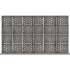 LISTA - 24-Compartment Drawer Divider Layout for 3.15" High Drawers - Exact Tooling