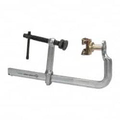 Strong Hand Tools - 5-1/2" Deep Throat, 12-1/2" Max Capacity, 4 in 1 Sliding Arm Clamp - 2,400 Lb Clamping Pressure - Exact Tooling