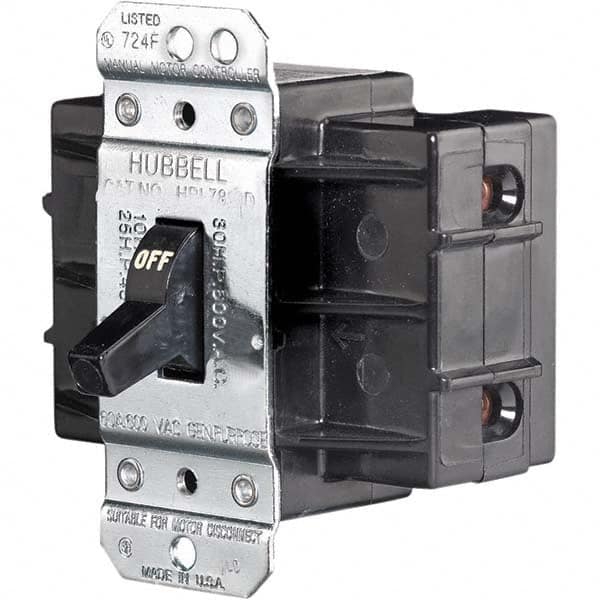 Hubbell Wiring Device-Kellems - Cam & Disconnect Switches; Enclosure Type: Open ; Fused: NonFused ; Horsepower: 10 - Exact Tooling