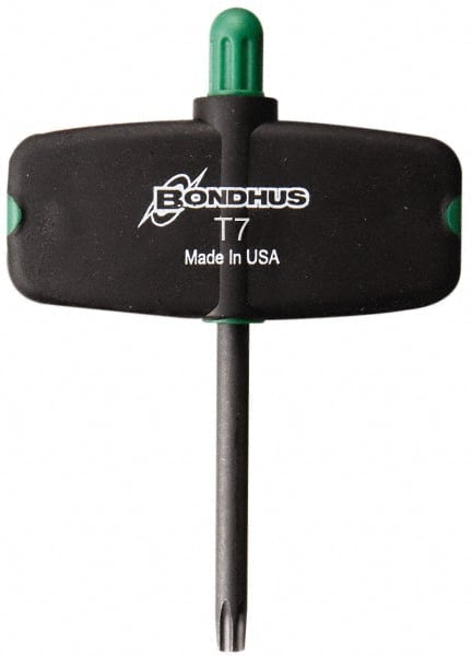 Bondhus - T7 Torx Plus Key - Wing Handle, Protanium High Torque Steel, 2" Length Under Head - Exact Tooling