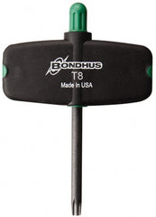 Bondhus - T8 Torx Plus Key - Wing Handle, Protanium High Torque Steel, 2" Length Under Head - Exact Tooling