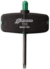 Bondhus - T10 Torx Plus Key - Wing Handle, Protanium High Torque Steel, 2" Length Under Head - Exact Tooling
