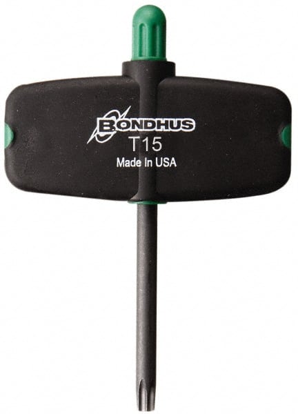 Bondhus - 3-1/2" OAL T15 Torx Key - Exact Tooling