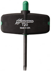 Bondhus - T20 Torx Plus Key - Wing Handle, Protanium High Torque Steel, 2" Length Under Head - Exact Tooling