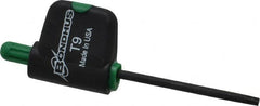 Bondhus - T9 Standard Torx Key - Flag-Style, Protanium High Torque Steel, 1-1/2" Length Under Head - Exact Tooling