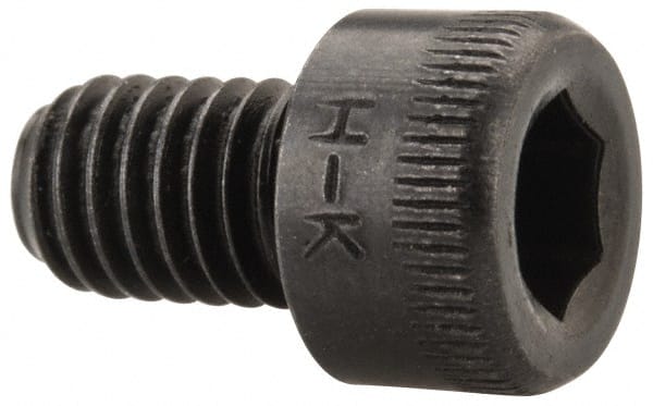 Holo-Krome - #10-32 UNF Hex Socket Drive, Socket Cap Screw - Alloy Steel, Black Oxide Finish, Fully Threaded, 5/16" Length Under Head - Exact Tooling