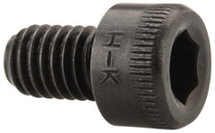 Holo-Krome - #10-32 UNF Hex Socket Drive, Socket Cap Screw - Alloy Steel, Black Oxide Finish, Fully Threaded, 5/16" Length Under Head - Exact Tooling