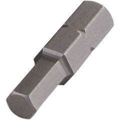 Wiha - 1/4" Hex Insert Bit Set - 1/4" Hex Drive, 6" OAL - Exact Tooling