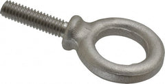 Gibraltar - 780 Lb Capacity, Stainless Steel, 5/16-18 Thread, Fixed Lifting Eye Bolt - Fully Threaded, 1-1/8" Shank, 1-1/8" Thread Length, Shoulder - Exact Tooling