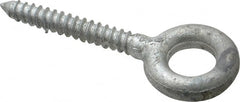 Gibraltar - 5/16, Hot Galvanized Finish, Forged Steel Forged Eye Bolt - 2" Thread Length, 5/8" ID, 2-1/4" Shank Length - Exact Tooling