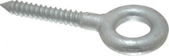 Gibraltar - 1/2, Hot Galvanized Finish, Forged Steel Forged Eye Bolt - 2-3/8" Thread Length, 1" ID, 3-1/4" Shank Length - Exact Tooling