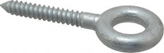 Gibraltar - 5/8, Hot Galvanized Finish, Forged Steel Forged Eye Bolt - 2-1/2" Thread Length, 1-1/4" ID, 4" Shank Length - Exact Tooling