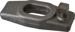 Gibraltar - 11/16" Stud, 11/16" Travel, 4" OAL x 1-5/8" Overall Width x 3/4" Overall Height, Heel Clamp - Grade ASTM A521 Class CA Forged Steel, 1-3/8" Long x 11/16" Wide Slot, Tapped - Exact Tooling