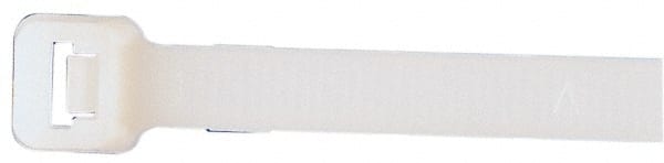 Made in USA - 37-1/4" Long Natural (Color) Nylon Standard Cable Tie - 175 Lb Tensile Strength, 2.29mm Thick, 4" Max Bundle Diam - Exact Tooling