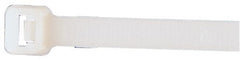 Made in USA - 37-1/4" Long Natural (Color) Nylon Standard Cable Tie - 175 Lb Tensile Strength, 2.29mm Thick, 4" Max Bundle Diam - Exact Tooling