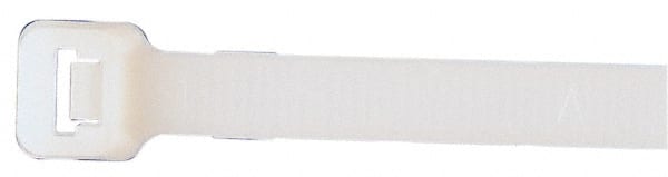 Made in USA - 48-9/16" Long Natural (Color) Nylon Standard Cable Tie - 175 Lb Tensile Strength, 2.29mm Thick, 9" Max Bundle Diam - Exact Tooling